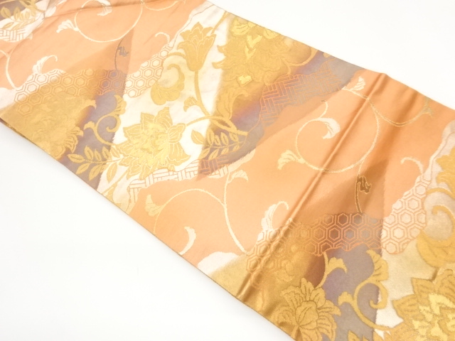 JAPANESE NAGOYA OBI / WOVEN MICHINAGADORI